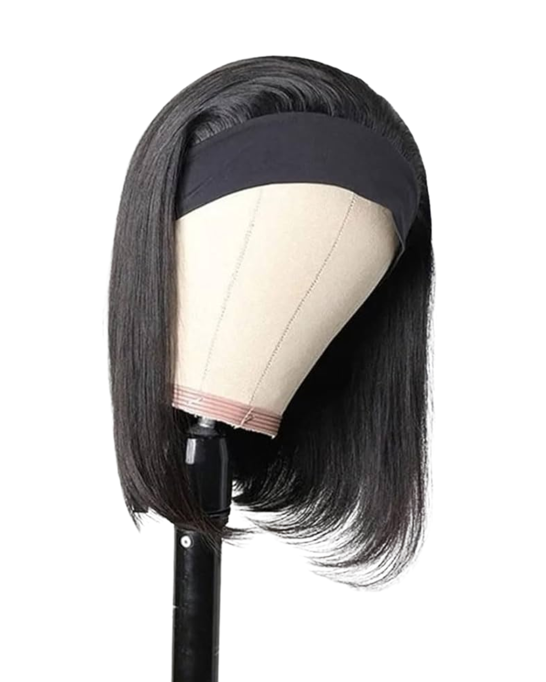 Straight Bob Headband Wig