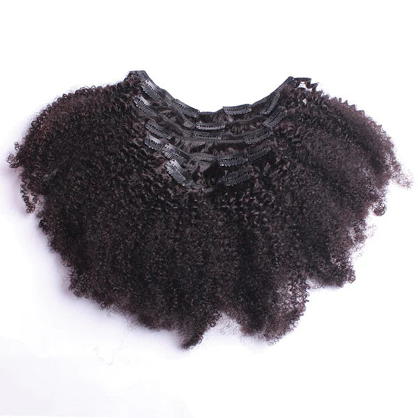 4C Kinky Coily Human Hair Clip-In